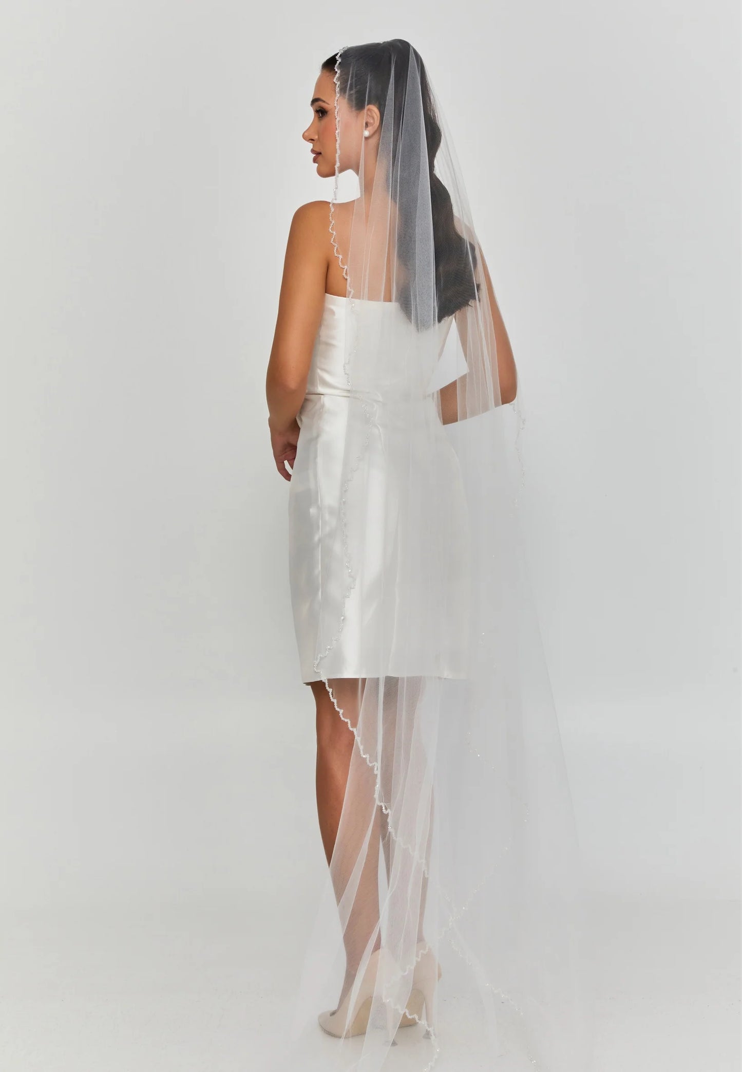 MYRA WAVY BEADED GOWN