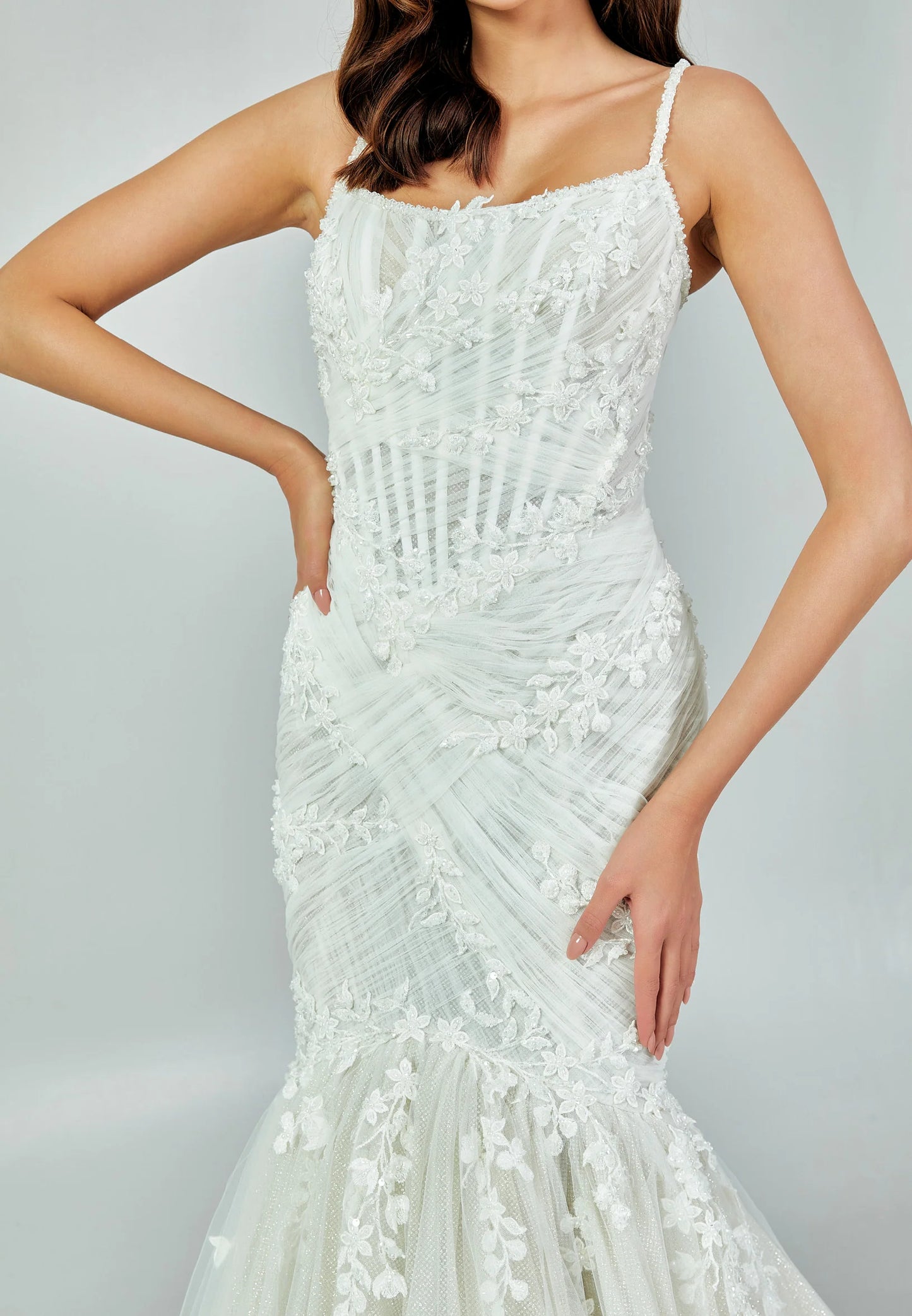 SERAPHINA FLORAL MERMAID  APPLIQUÉ